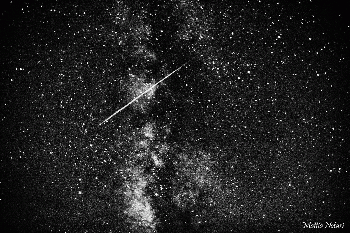 Shooting star on Milky Way, From CreativeCommonsPhoto