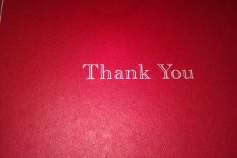 Thank you is a complete sentence., From CreativeCommonsPhoto Thank you is a complete sentence., From CreativeCommonsPhoto